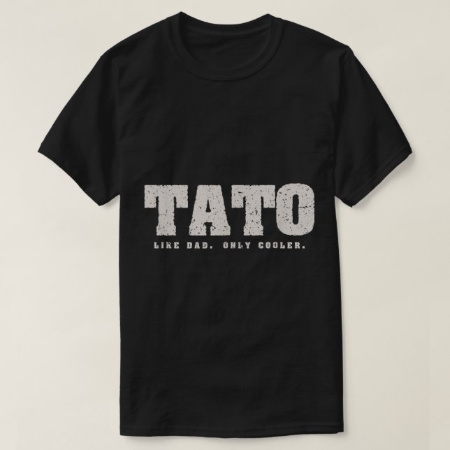 Mens Ukrainian Tato Shirt Ukrainian Dad Father Gif (Design Front)