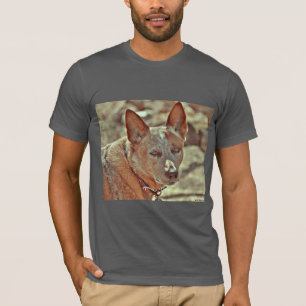 Men's Ultra Cotton "Boomer" Red Heeler Tee Shirt.
