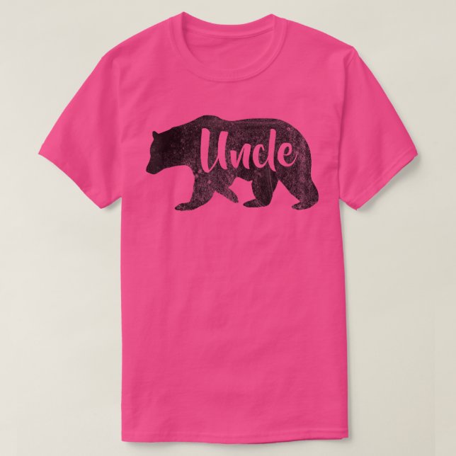 Men's Uncle Bear  Awesome Camping Tee  (Design Front)