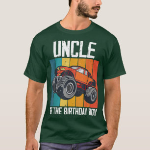 Mens Uncle Of The Birthday Boy Fathers Monster Tru T-Shirt