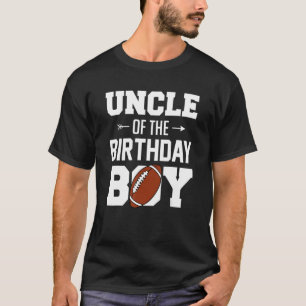 Mens Uncle Of The Birthday Boy   Football Boy Fami T-Shirt