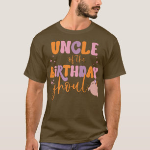 Mens Uncle of the Birthday Ghoul Ghost Halloween F T-Shirt