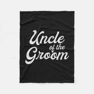 Mens uncle of the groom shirts for men funny fleece blanket