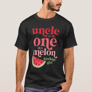 Mens Uncle Of The One In A Melon Birthday Girl Wat T-Shirt