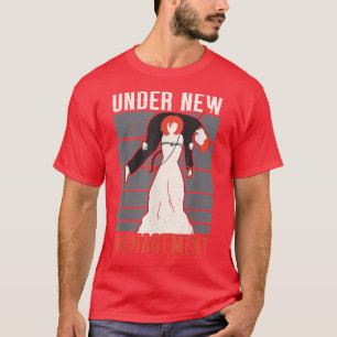 Mens Under New Management Marriage Stag Party Bach T-Shirt