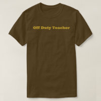 Men's Unisex Off Duty T-Shirt 