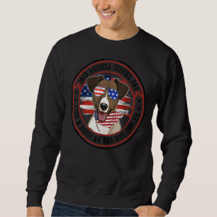Mens Us Flag 4th Of July Jack Russell Terrier Dad Sweatshirt
