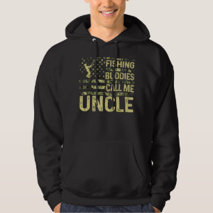 Mens Usa Patriotic For Dad My Fishing Buddies Call Hoodie