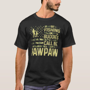 Mens Usa Patriotic For Fishman My Fishing Buddies T-Shirt