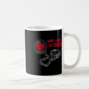 Mens Valentine's Day - Ball And Chain  Coffee Mug