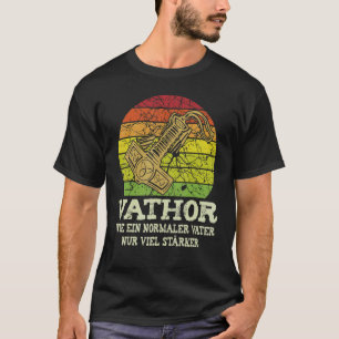 Mens Vathor   Father Thor Viking Dad Father's Day T-Shirt