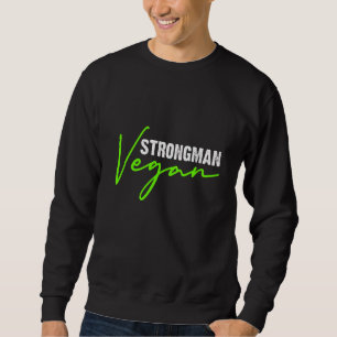 Mens Vegan Strongman Gym Sweatshirt