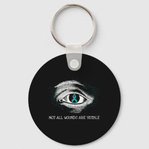 Mens Veteran Ptsd Awareness Suicide Prevention Key Ring