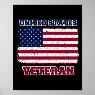 Mens Veteran Shirt For Men - United States Veteran Poster