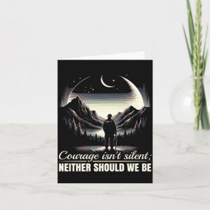 Mens Veteran Suicide Awareness Mental Health Card