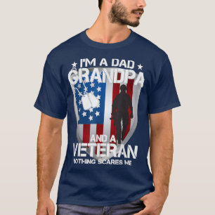 Mens Veterans Day  For Dad Grandpa And A Veteran  T-Shirt