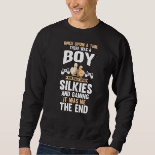 Mens Video Games Gamer Gaming Silkie Chicken 1 Sweatshirt