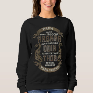 Mens Vikings Nordic Mythology – You Are The Best V Sweatshirt