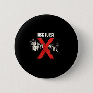 Mens Villain Team Task Force X Performance 6 Cm Round Badge