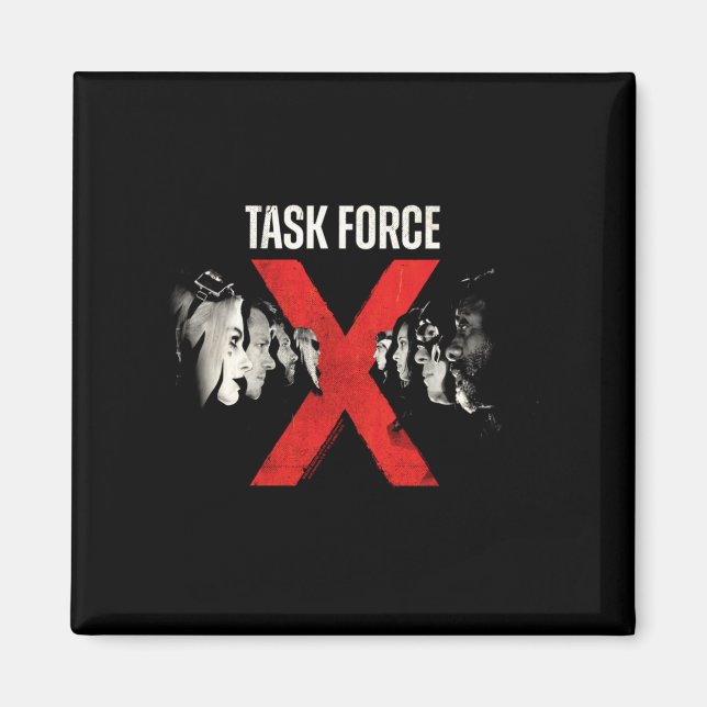 Mens Villain Team Task Force X Performance Magnet (Front)