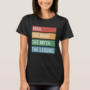 Mens Vintage 1950 Classic 73rd Birthday Decoration T-Shirt