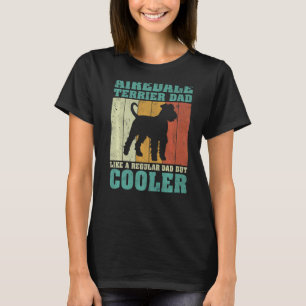 Mens Vintage Airedale Terrier Dad Like A Regular D T-Shirt