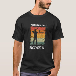 Mens Vintage Archery Dad Like A Normal Dad Only Co T-Shirt