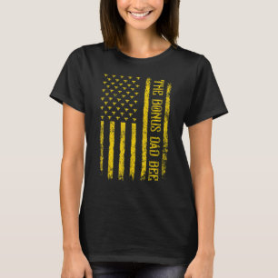 Mens Vintage Bee American Flag The Bonus Dad Bee F T-Shirt