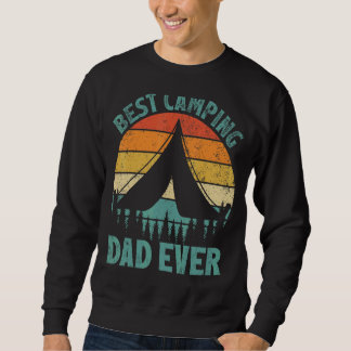 Mens Vintage Best Camping Dad Ever Father's Day Sweatshirt