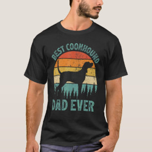 Mens Vintage Best Coonhound Dad Ever Father's Day T-Shirt