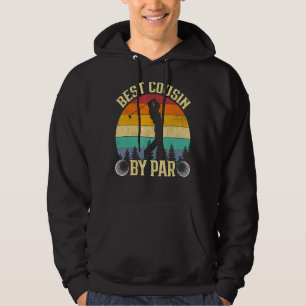 Mens Vintage Best Cousin By Par Father's Day Golf Hoodie