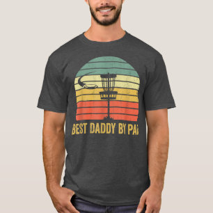 Mens Vintage Best Daddy By Par Disc Golf Gift Men T-Shirt