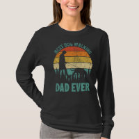Mens Vintage Best Dog Walking Dad Ever Father's D