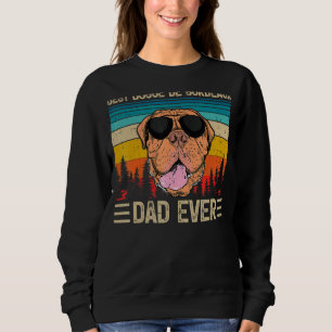 Mens  Vintage Best Dogue De Bordeaux Dad Ever Fath Sweatshirt