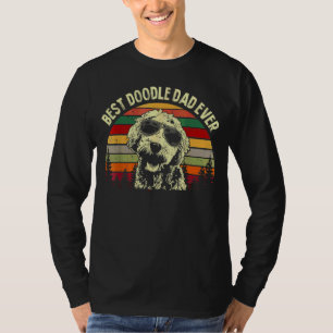 Mens Vintage Best Doodle Dad Ever Goldendoodle Da T-Shirt