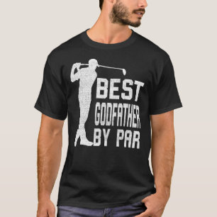 Mens Vintage Best Godfather By Par Father's Day G T-Shirt