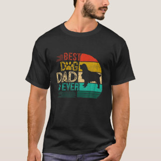 Mens Vintage Best Golden Retriever Ever Fathers Da T-Shirt