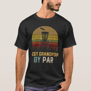 Mens Vintage Best Grandpop By Par Grandpa Golfer F T-Shirt