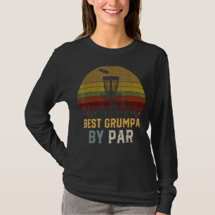 Mens Vintage Best Grumpa By Par Grandpa Golfer Fat T-Shirt