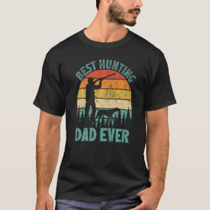 Mens Vintage Best Hunting Dad Ever Father's Day T-Shirt