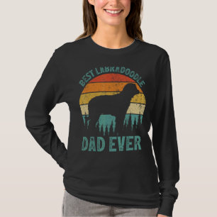 Mens Vintage Best Labradoodle Dad Ever Father's D T-Shirt