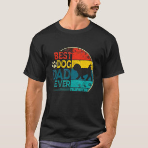 Mens Vintage Best Maltese Dog Dad Ever Father's Da T-Shirt