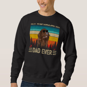 Mens Vintage Best Newfoundland Dog Dad Ever Fathe Sweatshirt
