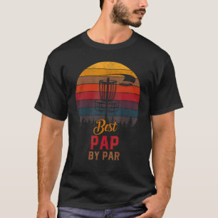 Mens Vintage Best Pap By Par Daddy Golfer Father's T-Shirt