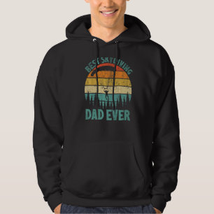 Mens Vintage Best Skydiving Dad Ever Father's Day Hoodie