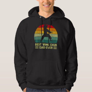 Mens Vintage Best Wing Chun Dad Ever Father's Day Hoodie