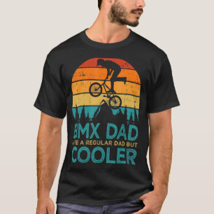 Mens Vintage Bmx Dad Like A Regular Dad Cycling Bm T-Shirt