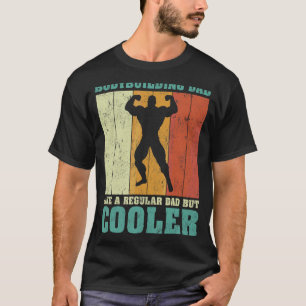 Mens Vintage Bodybuilding Dad Like A Regular Dad F T-Shirt