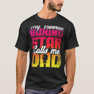 Mens Vintage Boxing Dad T-Shirt