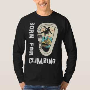 Mens Vintage Climbing Carabiner For Climbing T-Shirt